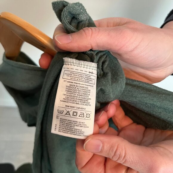 Adidas. Prime Tee. T-Shirt. Green. Size Medium. Womens. - Picture 6 of 6